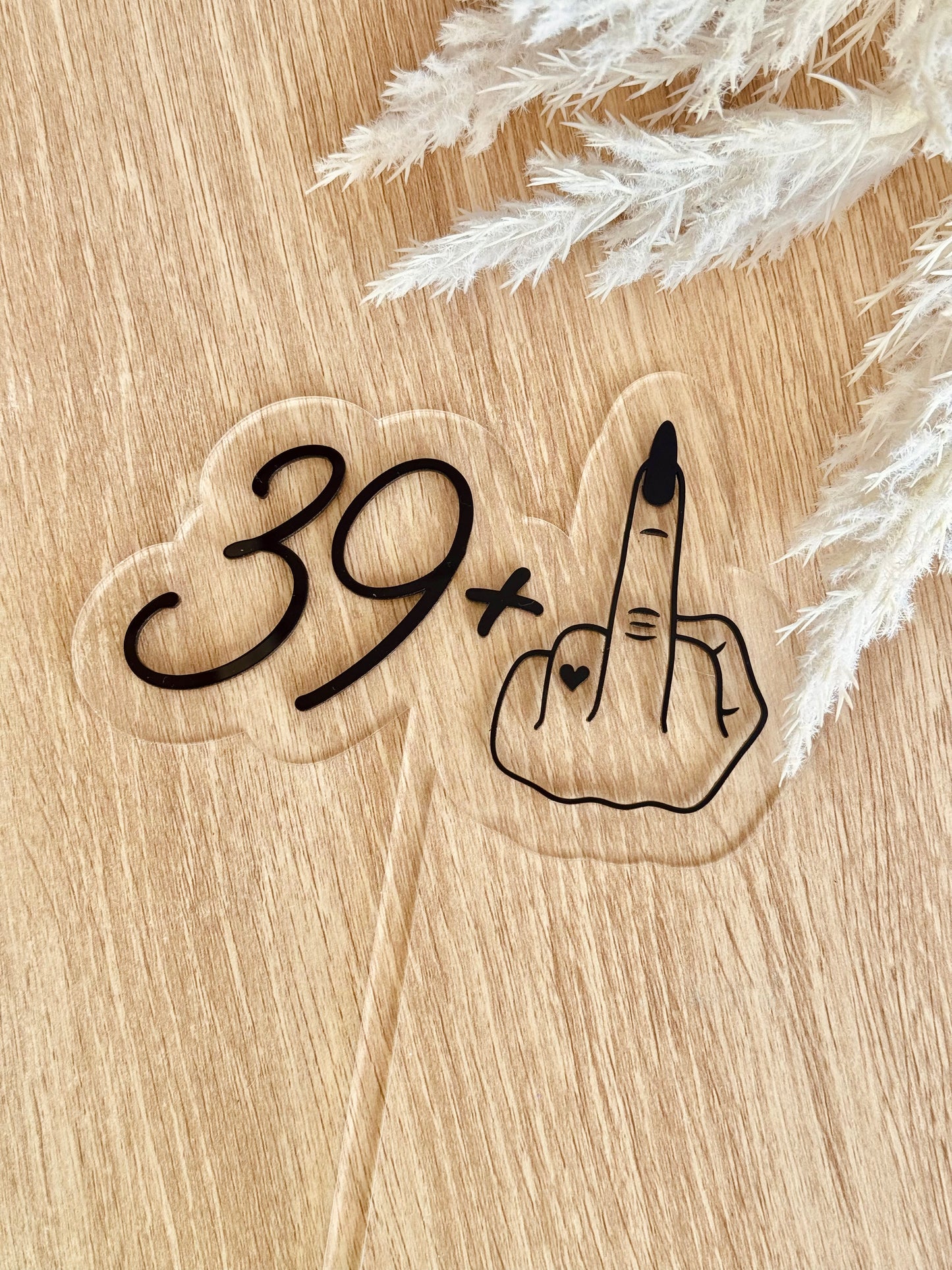Cake Topper - 39 + 1