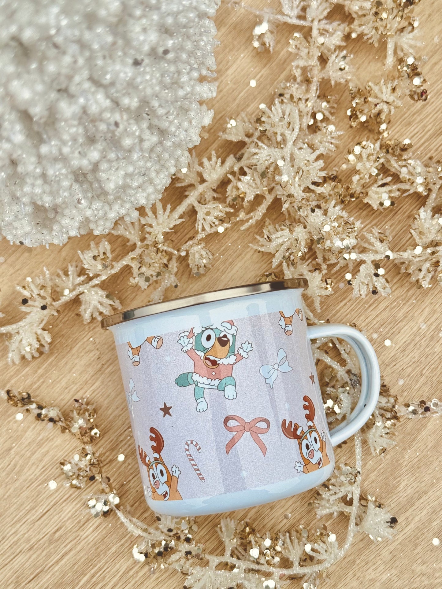 Enamel Cups - Christmas Theme
