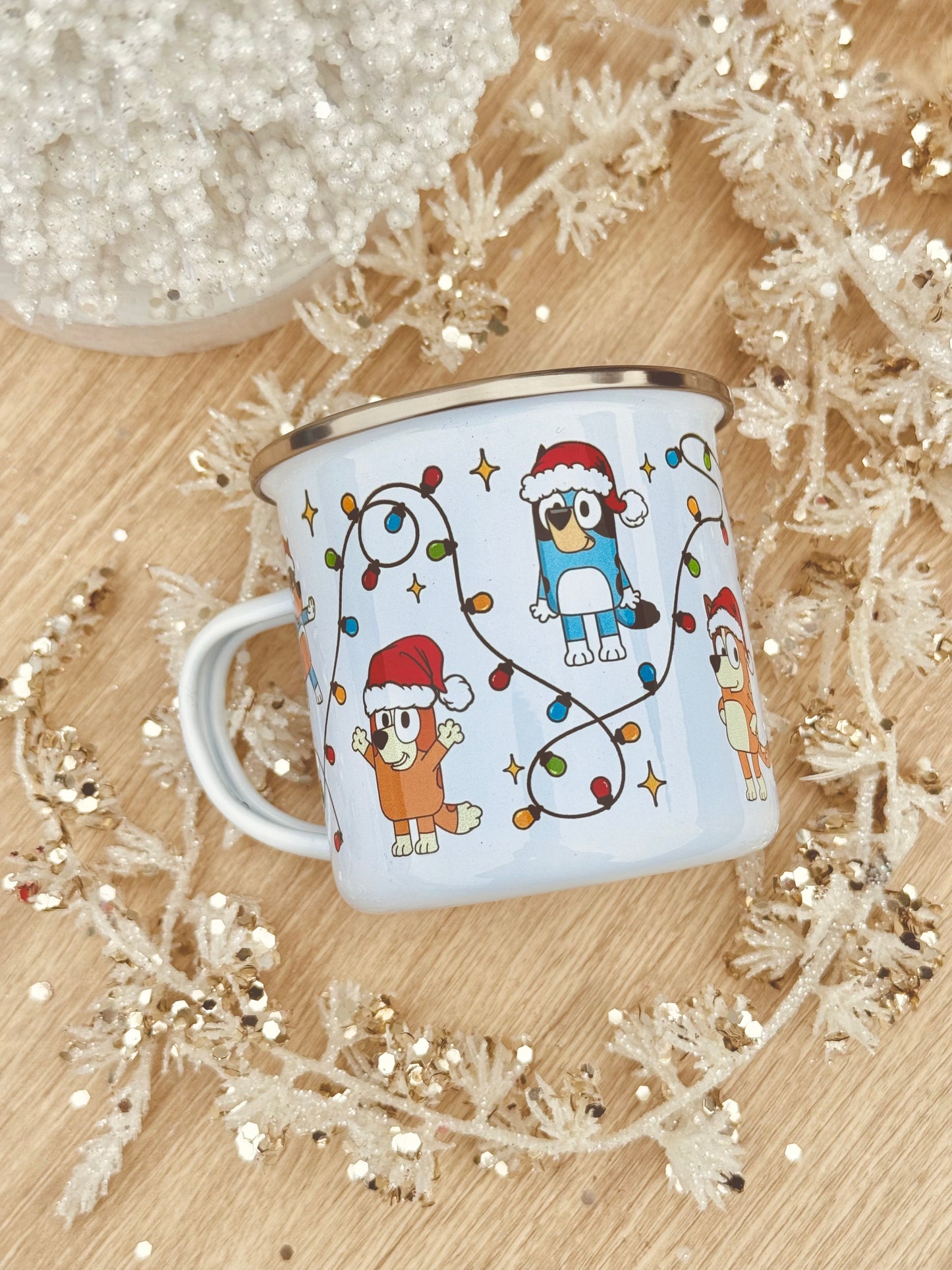 Enamel Cups - Christmas Theme
