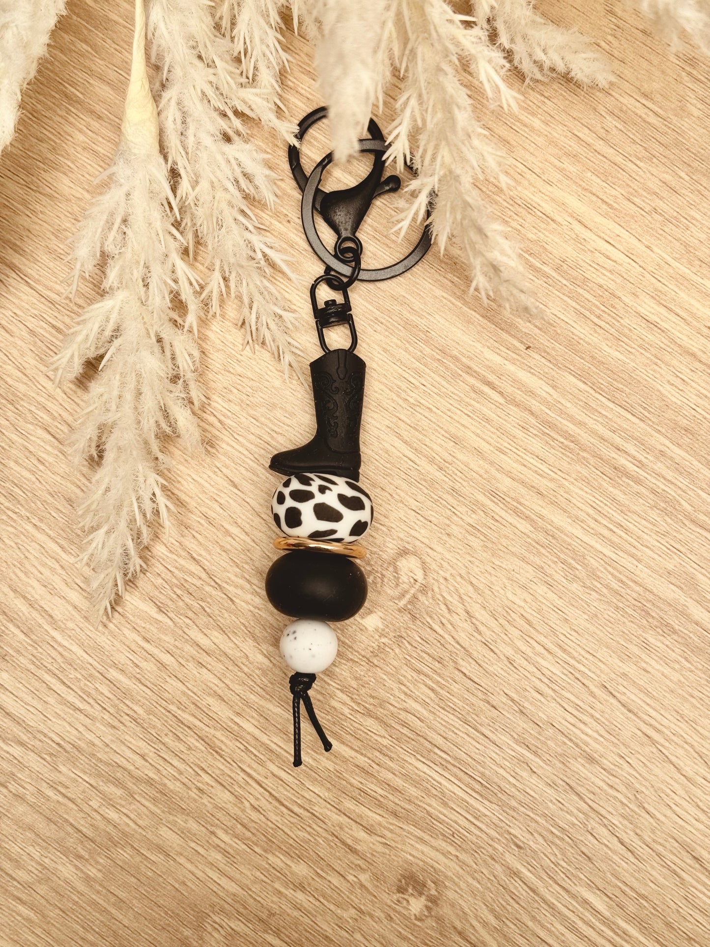 Key Chain - Black Boot