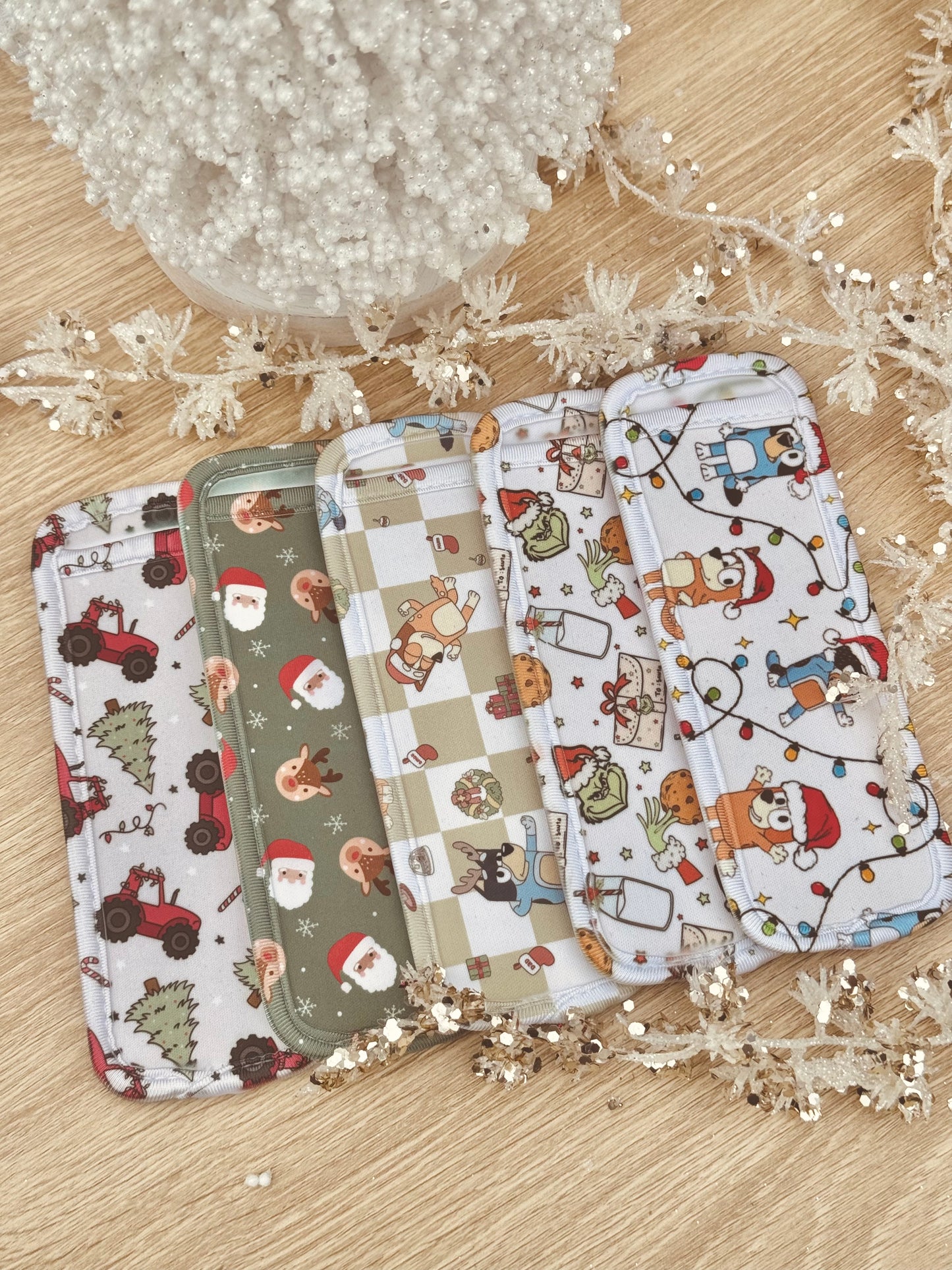 Christmas Theme Icey Pole Holders