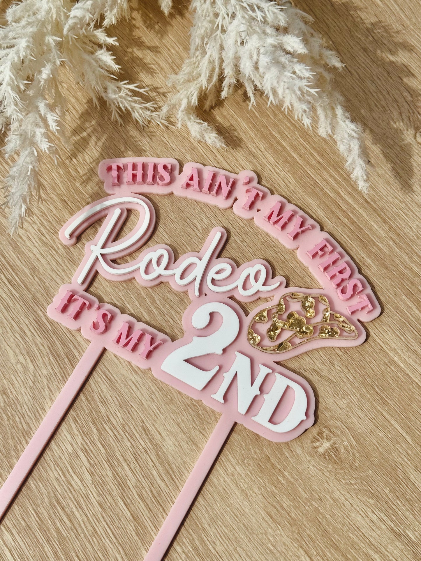 Cake Topper - 2nd Rodeo