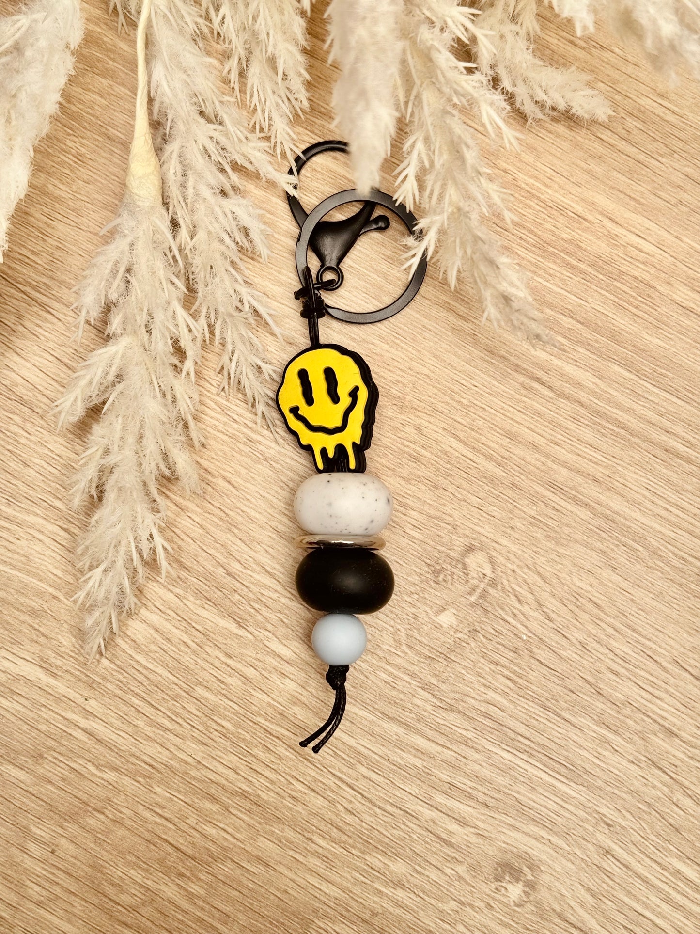 Key Chain - Melt Smiley Face