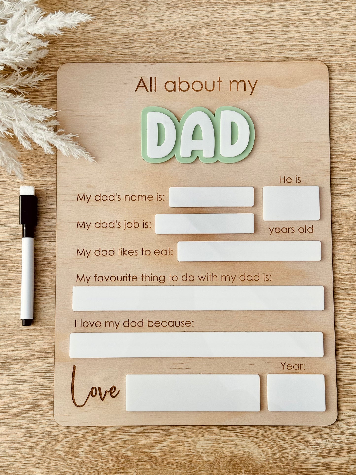 All About Board - Fathers Day Inspired