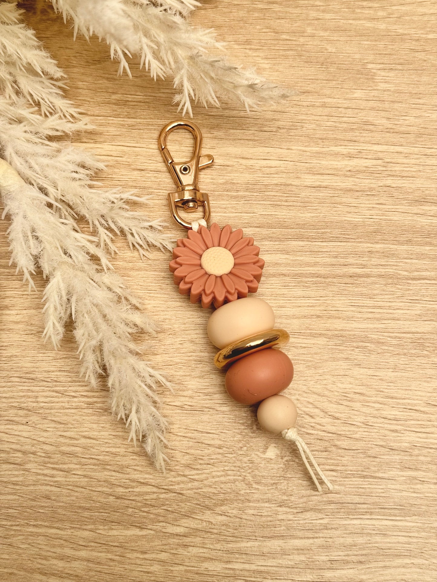 Key Chain - Clay Daisy