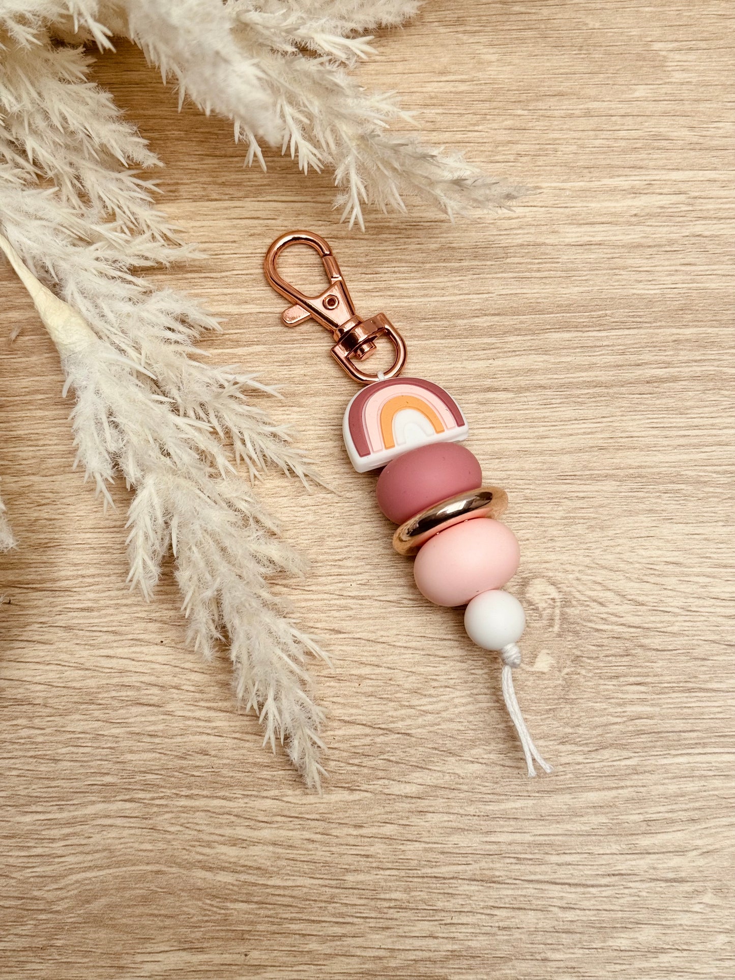 Key Chain - Pink Rainbow