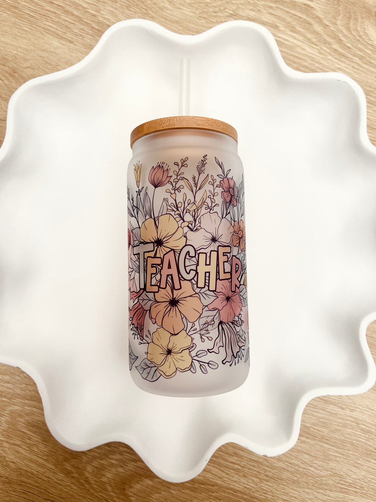 Tumbler - Teacher Floral