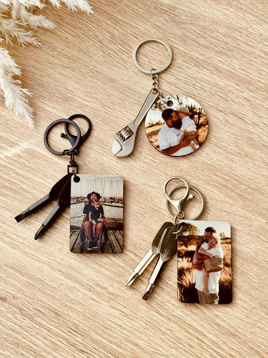 Tool Photo Key Ring - Fathers Day Inspired