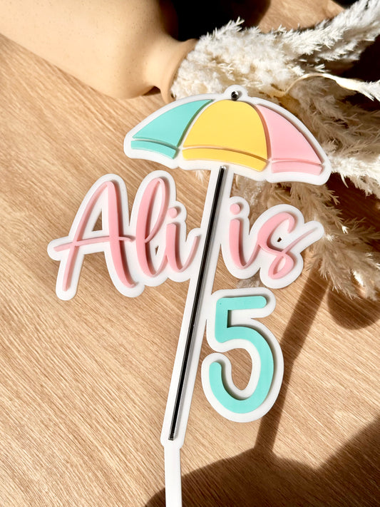 Cake Topper - Umbrella