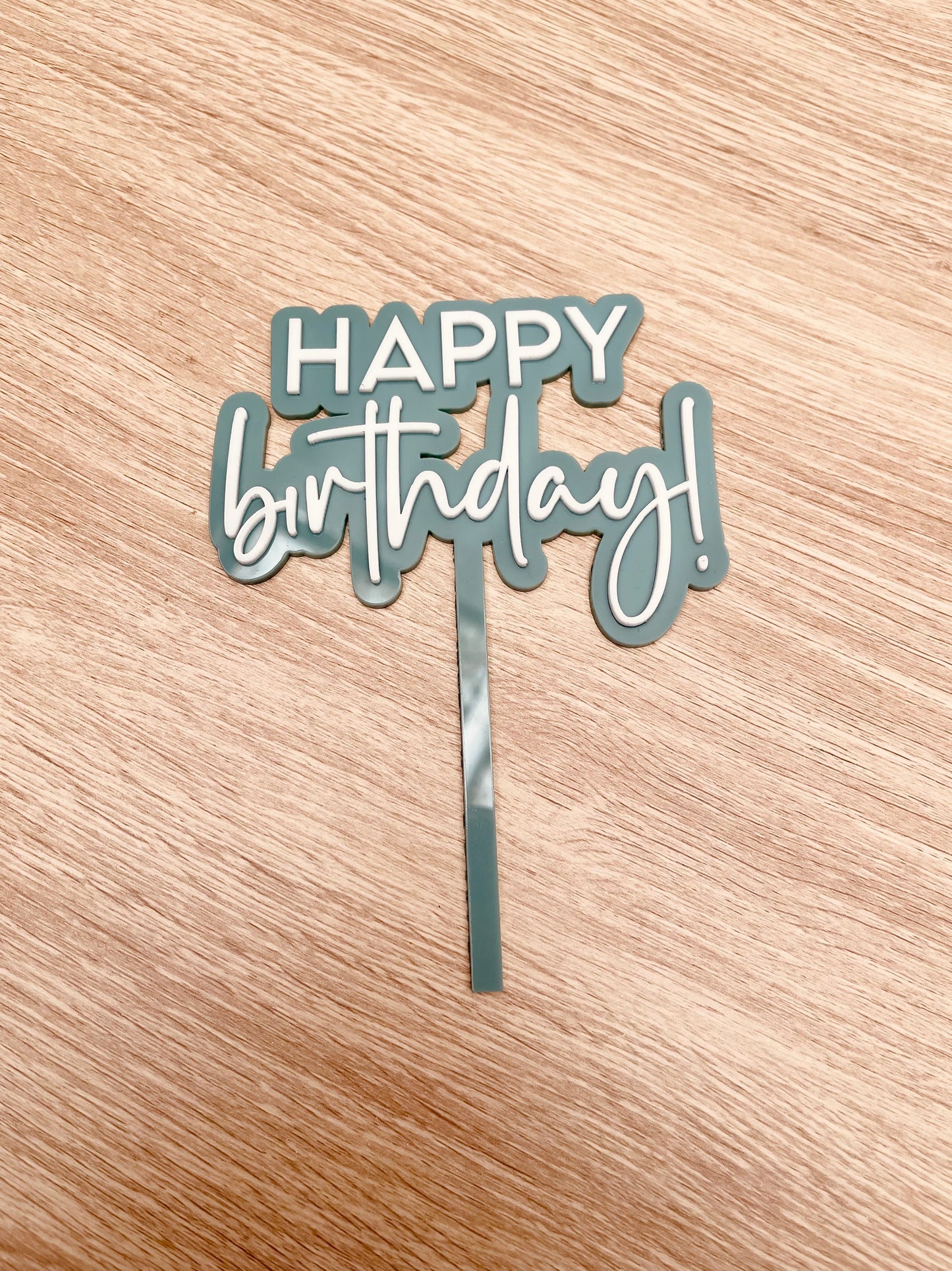 Cake Topper - Happy Birthday