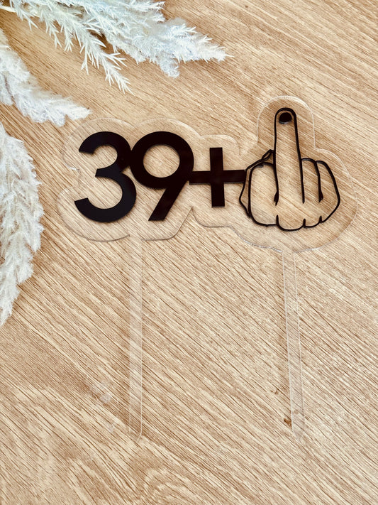 Cake Topper - 39 +