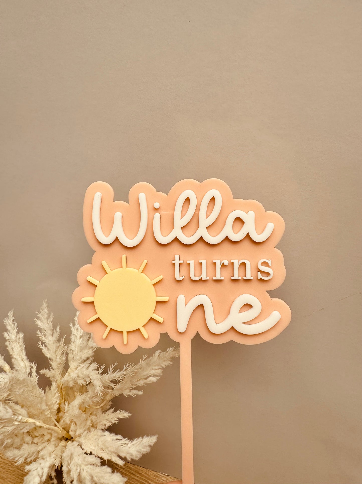 Cake Topper - Sun