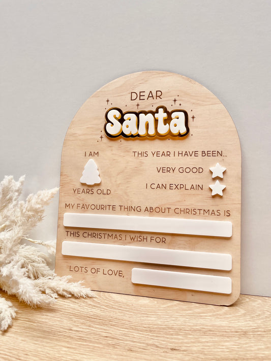 Christmas - Dear Santa Board