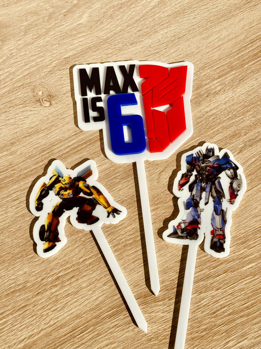 Cake Topper - Transformers