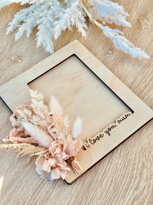 Dried Flower Photo Frame - 6x4