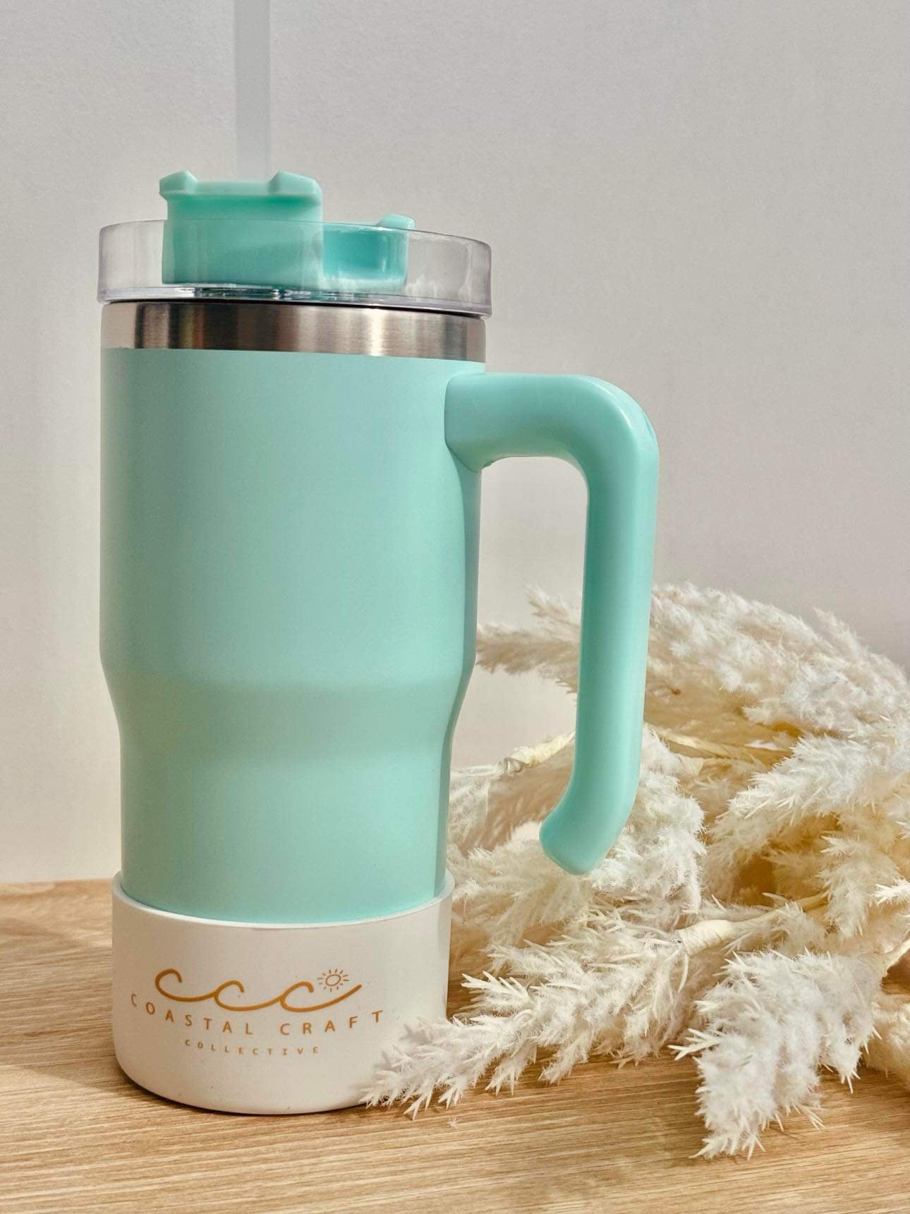 Macaron Aqua Stainless Steel Tumbler