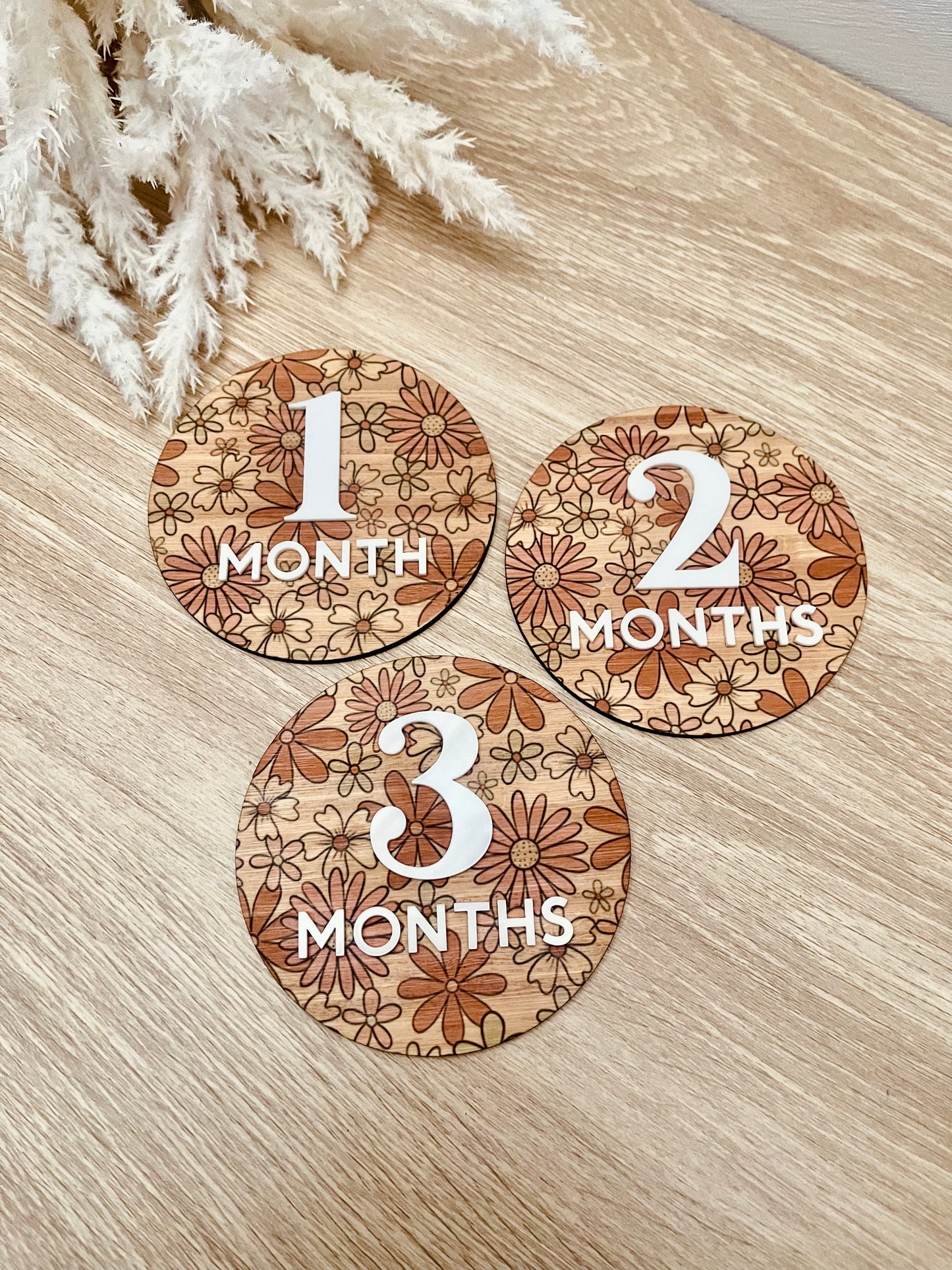 Milestone Set - Flower Print