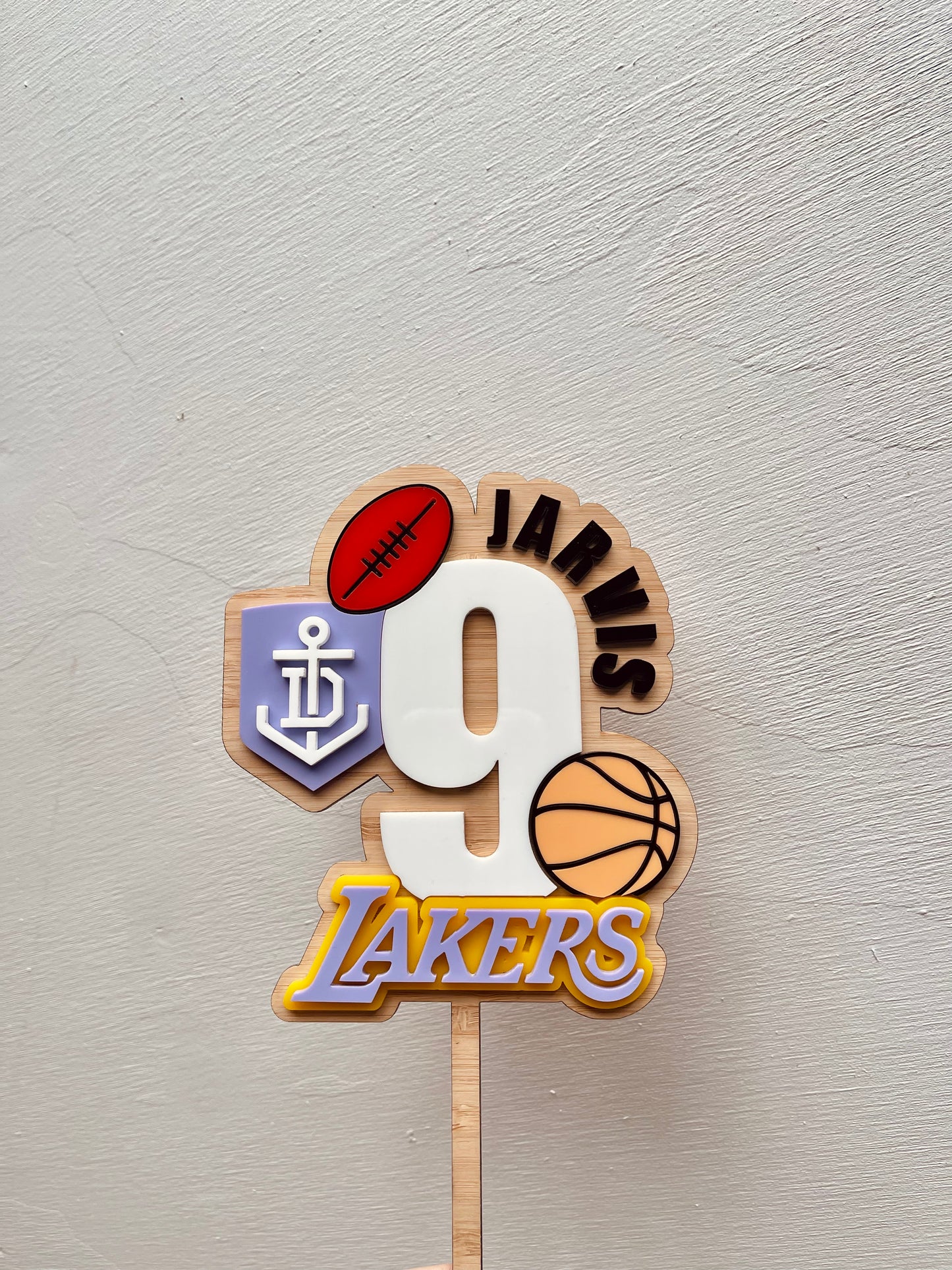 Cake Topper - Lakers/Freo