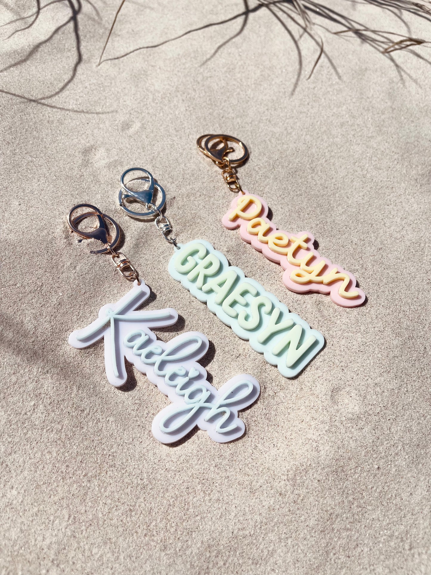 Name Tags - Pastel Colours