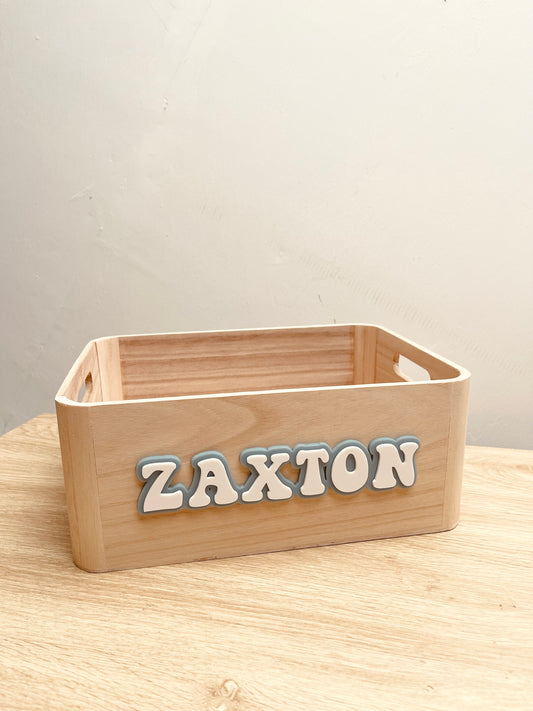 Wooden Storage Box - Personalised